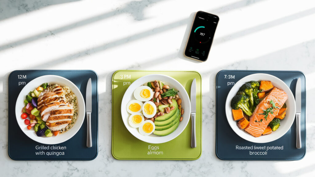 Sample Menu: 16:8 Fasting Day Meal Ideas