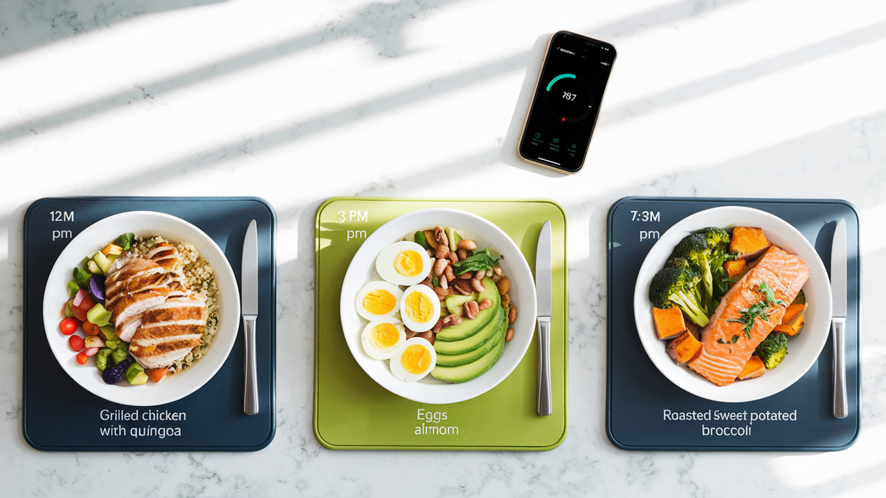 Sample Menu: 16:8 Fasting Day Meal Ideas